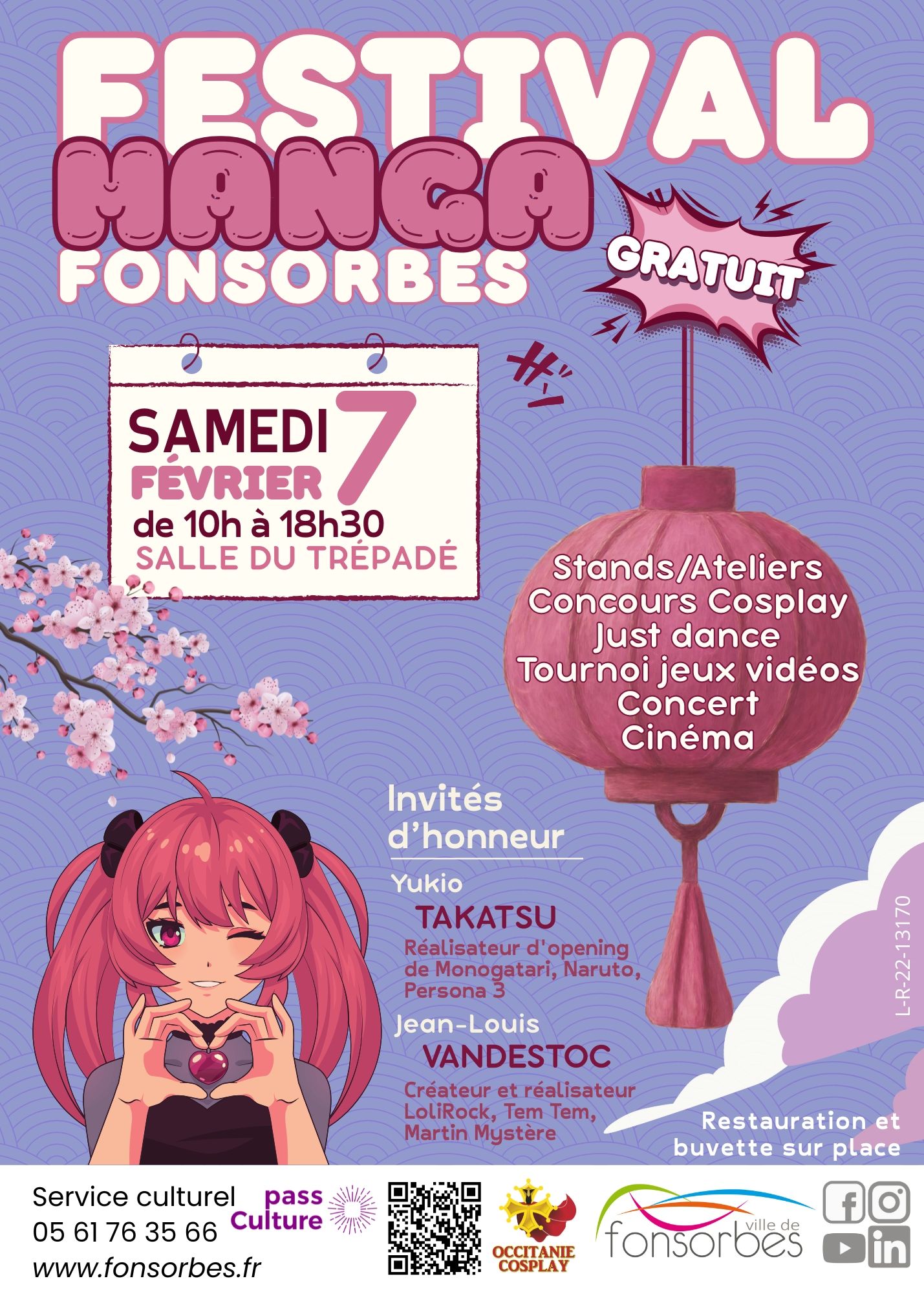 Festival Manga Fonsorbes le 7 f�vrier 2026